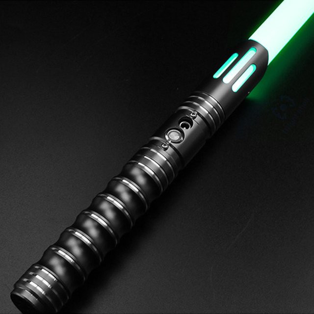 Bright shell RGB-Lichtschwert aus Metall, mit 7 Farbwechseln, Soundeffekten und Force FX FOC Blaster - Bild 1