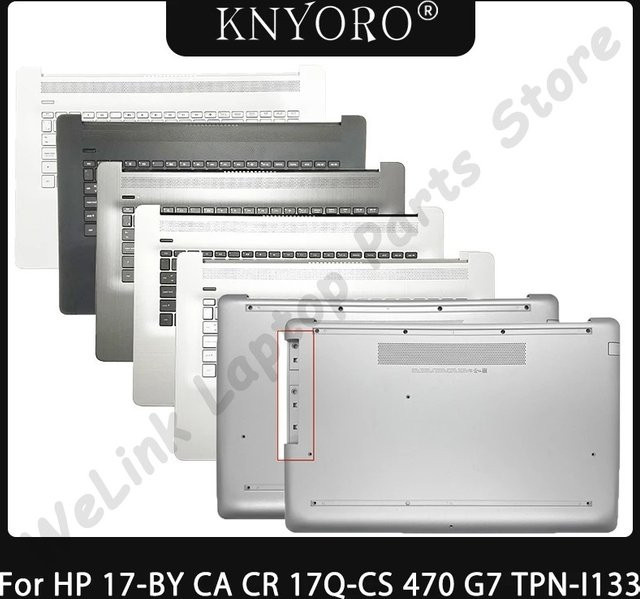 HP Ersatz-Laptop-Handballenauflage und Tastaturgehäuse in Silber für HP 17-BY, 17Q-CS, 470 G7, L83725-001, L22751-001 - Bild 1