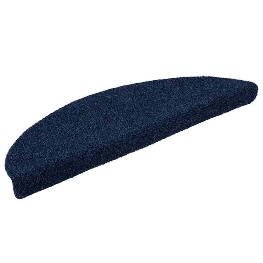 vidaXL Stufenmatten selbstklebend Halbrund Marineblau, 20 Stück, B/T/H: 56 x 17 x 3 cm - Bild 2