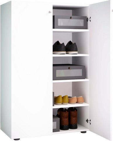 Schuhschrank VCM Lona modern weiß B/T/H: 70 x 39 x 110 cm - Bild 1