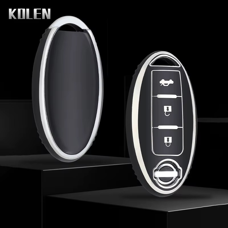 TPU Auto Smart Key Schutzhülle für Nissan Qashqai Juke J10 J11 X-Trail T32 T31 Kicks Tiida Altima Pathfinder und Infiniti - Bild 2