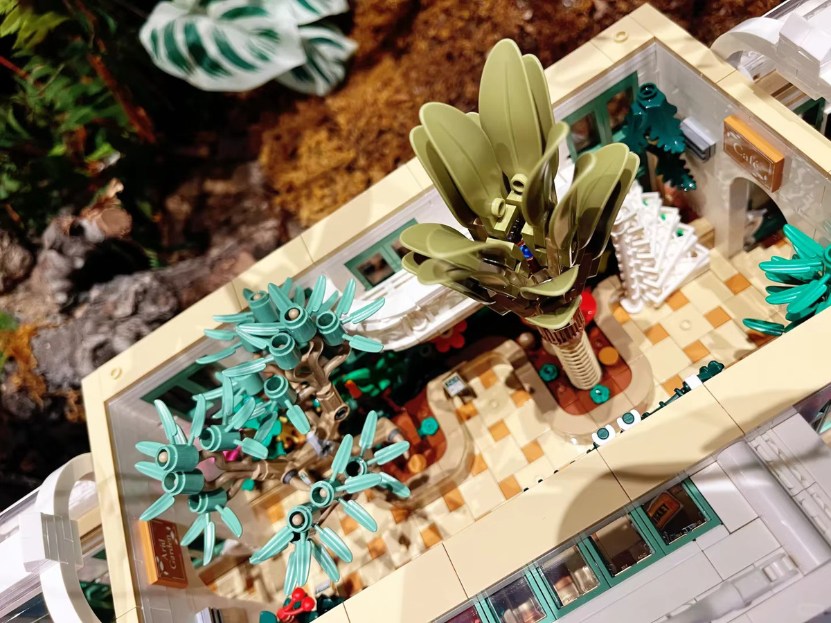 Potdemiel Botanischer Garten Straßenansicht-Modell aus Kunststoff als Wohndekor-Ornament - Bild 3