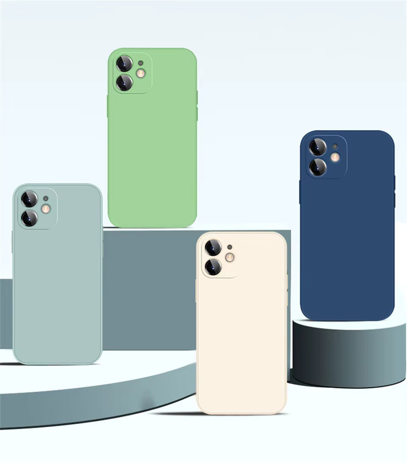 Flüssige Silikon Schutzhülle für iPhone in Grün - Bild 1