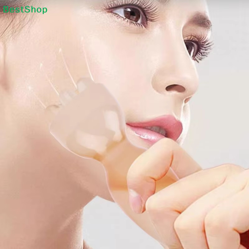 HNKMP Augenmassager Gua Sha aus Harz, Lotusblütenform, für Augen & Gesicht - Bild 3