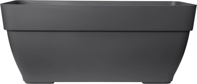 Elho Terrassentopf Vibia Campana rechteckig Anthrazit B/T/H: 80 x 33 x 35 cm - Bild 1