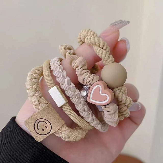 Shan Qiao Stirnband Lederband, khaki, Damen - Bild 1