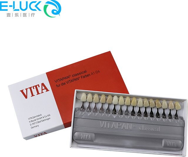E-LUCK Dental Teeth Shade Guide, 16 Farben, 3D Zahnmodell - Bild 1