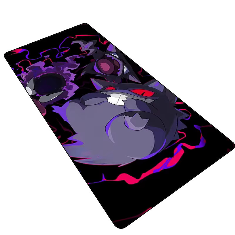 Potdemiel Gaming Schreibtischunterlage Gengar Pokemon Design, rutschfestes großes Mauspad in Multicolour - Bild 2