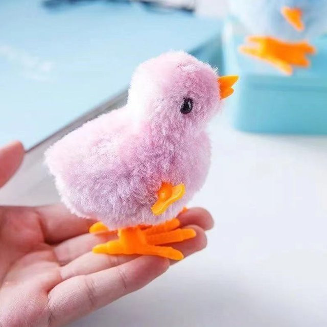 Cartoon Plüsch Huhn Uhrwerk Katze, Interaktives Spielzeug, Bunt / Mehrfarbig - Bild 1
