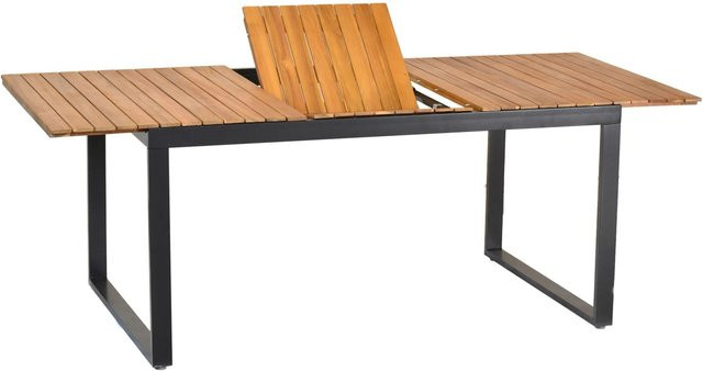 Merxx Gartentisch Naxos aus Akazie, rechteckig und ausziehbar, braun, B: 90 cm, T: 74 cm - Bild 1