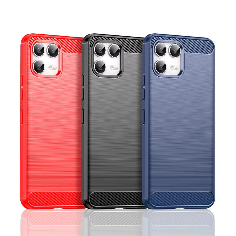 Stoßfeste Silikon-TPU Schutzhülle für T-Mobile REVVL 7 und REVVL 8 Pro 5G sowie T Phone 2 und T Phone 3 Pro in Rot - Bild 2
