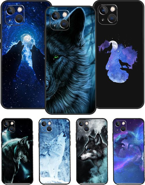 Wolf-Wölfe Handyhülle für Samsung Galaxy S25 S26 Ultra S24 S23 S22 S21 S20 Plus S10 S25 FE Schutzhülle - Bild 1