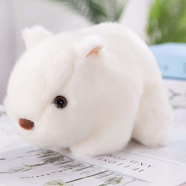 Kidsly Hamster Plüschtier, weiß, 20cm - Bild 1