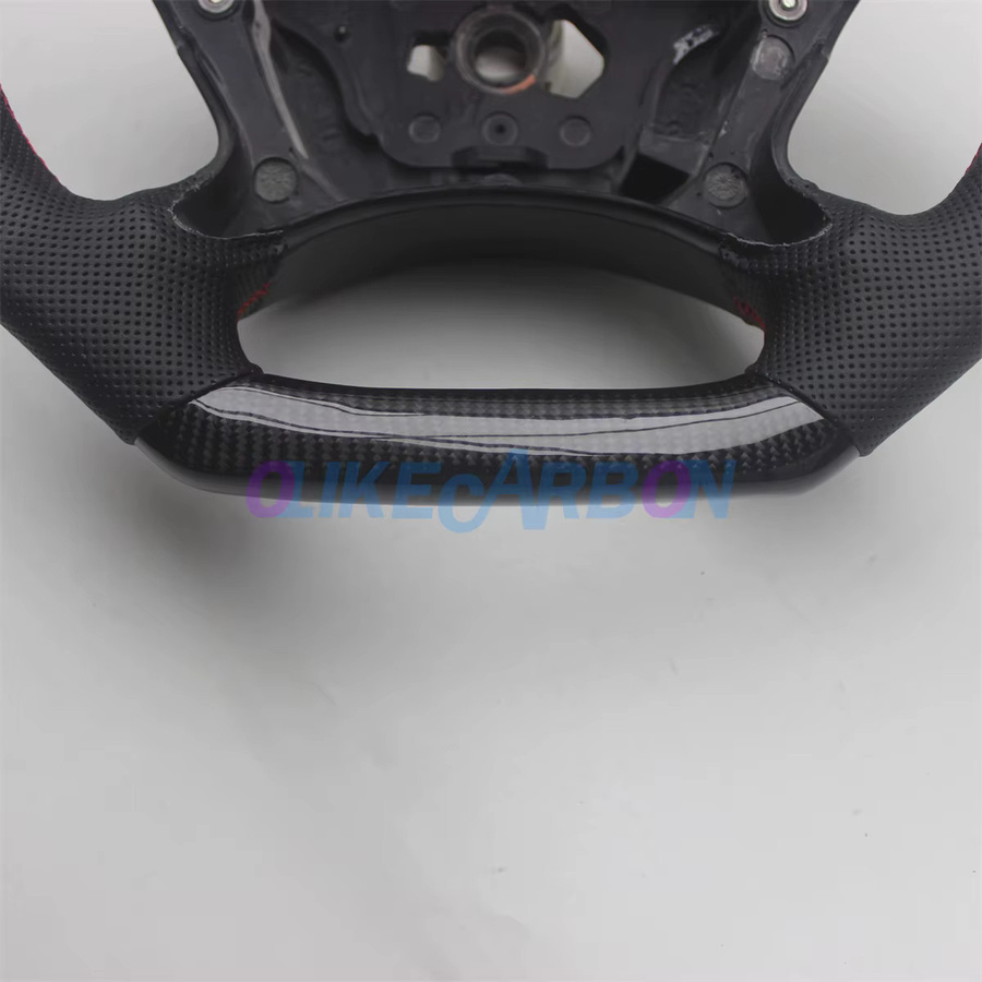 Echtes Carbon-Lenkrad in Schwarz für Mercedes-Benz E-Klasse W211, CLK-Klasse C209, CLS-Klasse C219, G-Klasse W463 und SL-Klasse R230 - Bild 5