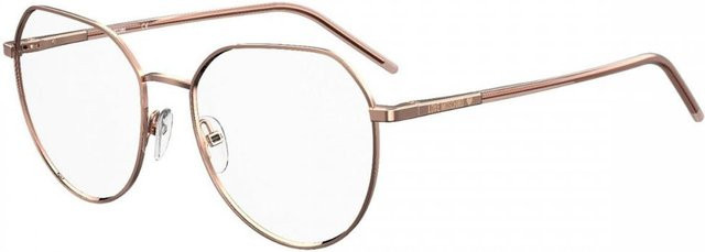 Moschino Ddb Mol560 Korrektionsbrille, Vollrand, Rund, Metall, Gold, White, Damen - Bild 1