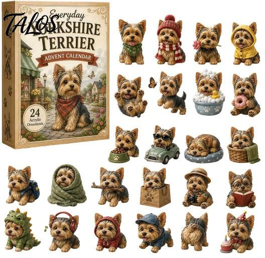 Full in Love House Hund Adventskalender, Welpenfiguren, beige - Bild 1