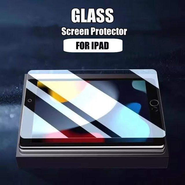 3er Set Displayschutzfolie aus 9H gehärtetem Glas für Apple iPad Pro 12,9 Zoll (1. bis 6. Generation), transparent - Bild 1