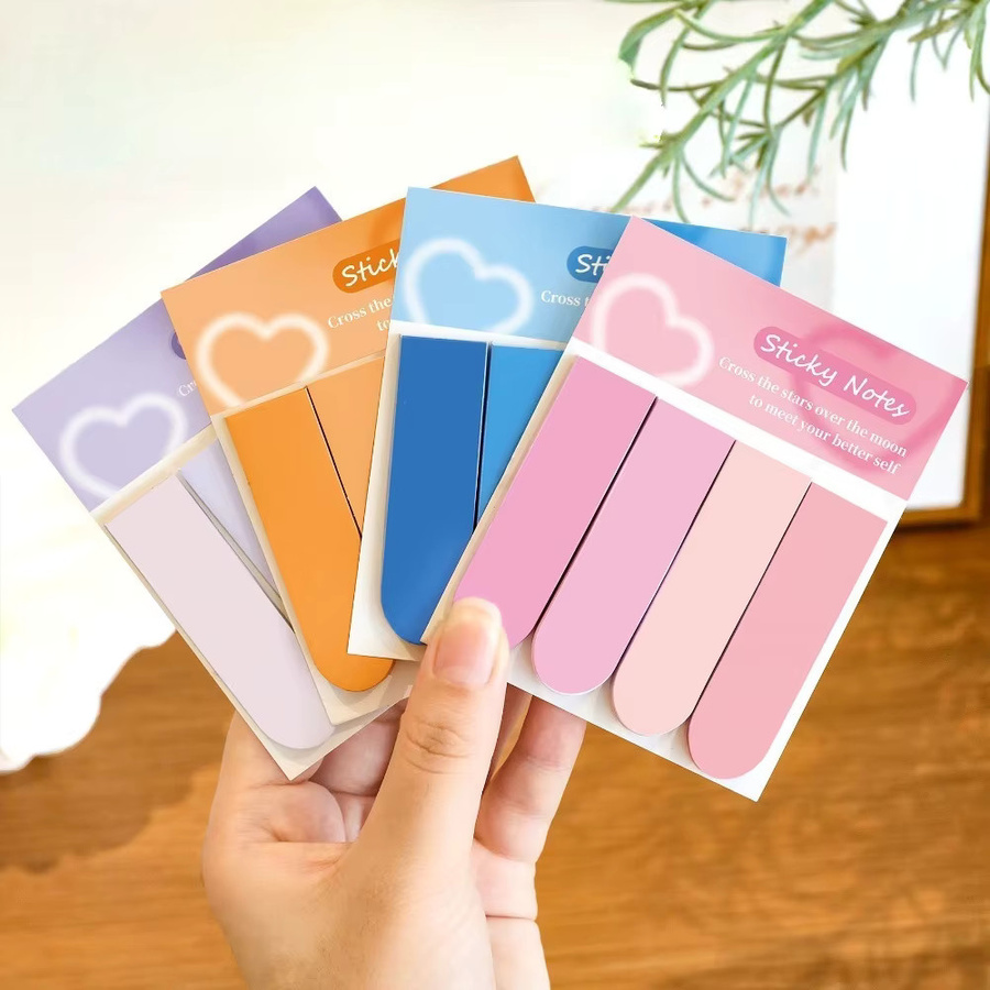TWBEB Farbverlauf Haftnotizen und Index Aufkleber in Multicolour und Blau für Schüler und Büro - Bild 2