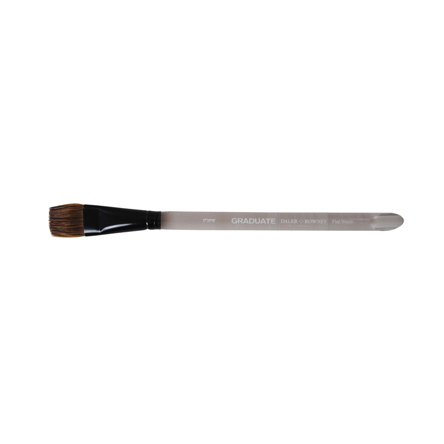 Daler-Rowney Graduate Aquarellmalpinsel aus Ponyhaar und synthetischer Fasermischung Größe 3/4 - Bild 2