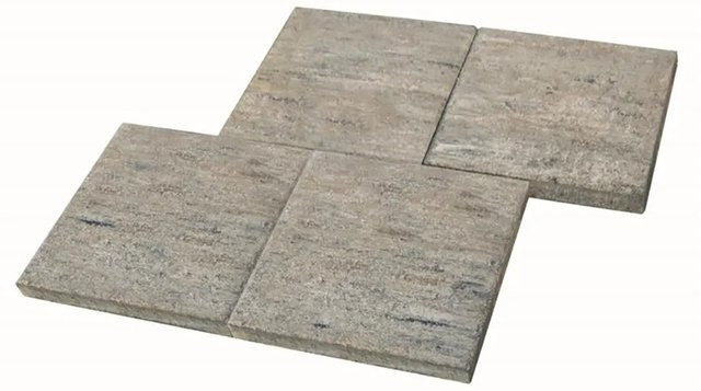 Diephaus Terrassenplatte Corso Muschelkalk in Beige, B/T/H: 40 x 40 x 4 cm - Bild 1