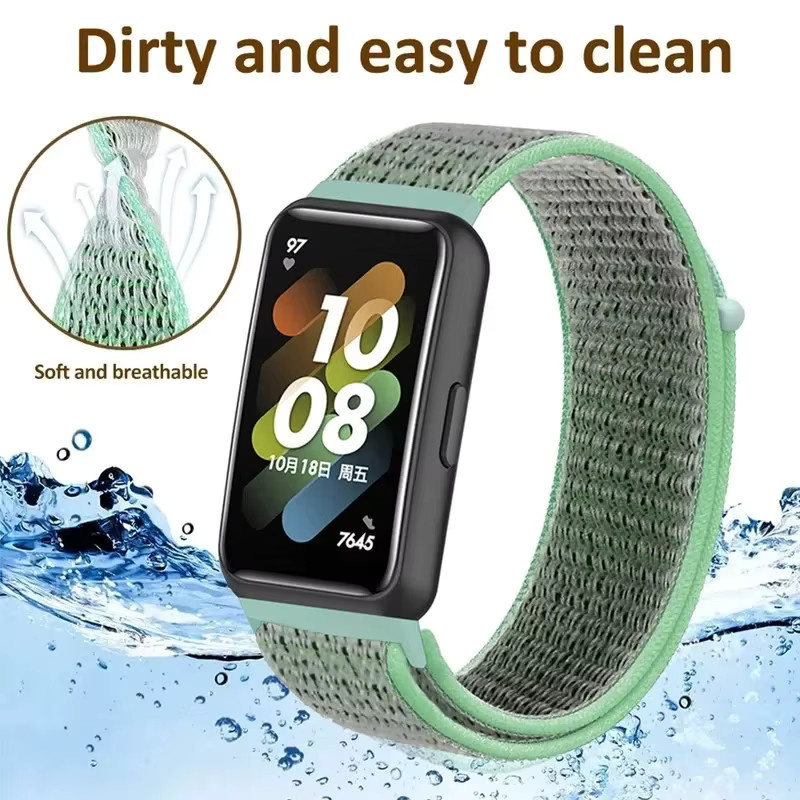 Huawei Uhrenarmband Nylon, Schwarz, Unisex - Bild 3