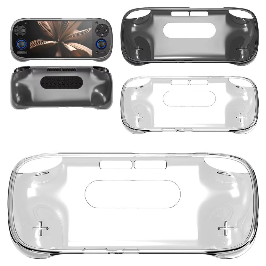 Original Retroid Pocket 5 Grip Schutzhülle aus TPU in Weiß mit integriertem Ständer - Bild 4