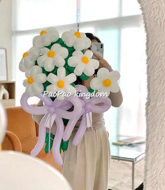 Potdemiel Magische Ballon Blume Tasche für DIY Party Dekoration, Hochzeit und Brautstrauß, Floral Design - Bild 1