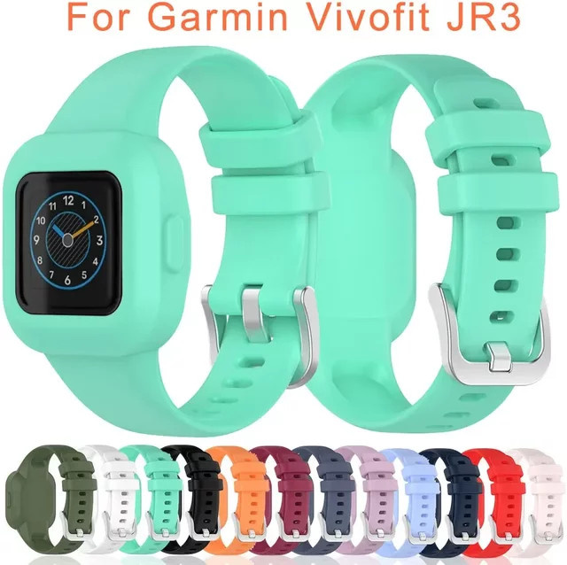 CAOWTAN Uhrenarmband Silikon, orange, Garmin Vivofit JR 3, Kinder - Bild 1