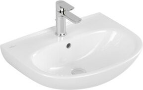 Villeroy & Boch Waschtisch O.Novo in Weiß mit Überlauf und ovaler Form, B: 55 cm, T: 44 cm - Bild 1