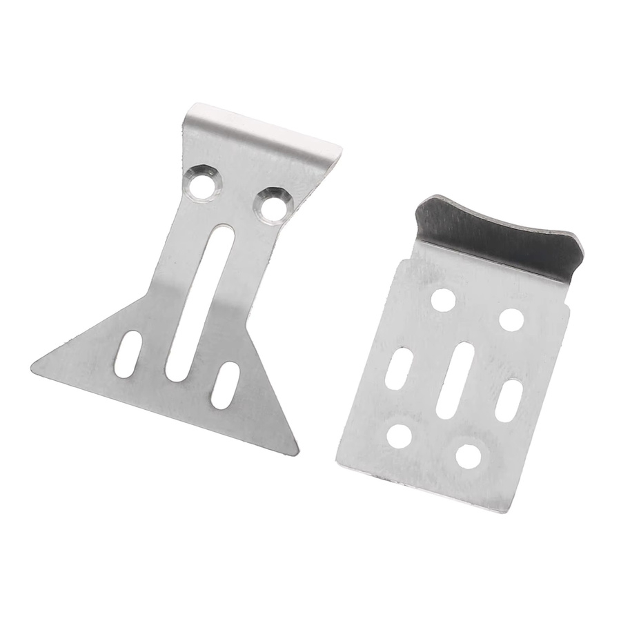 LOSI Unterfahrschutz aus Edelstahl, Chassis-Rüstungsschutz, Metall, Grau - Bild 1