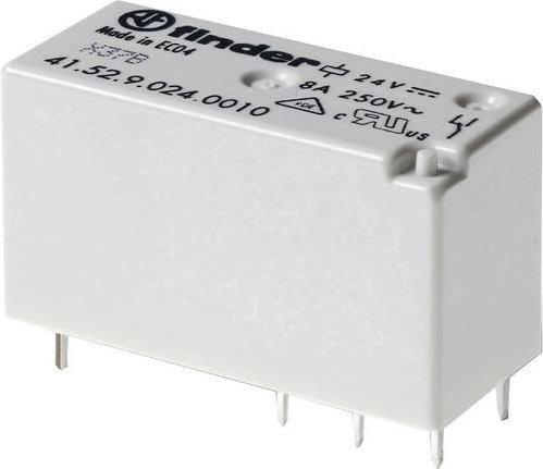 Finder Printrelais 41.52.8.230.0000 230 V/AC 8A 2 Wechsler 20 Stück Tube in Weiß - Bild 1