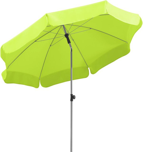 Schneider Balkonschirm Locarno in Apfelgrün mit Push-Up Mechanik und UV 50+ Schutz, Durchmesser: 200 cm - Bild 1