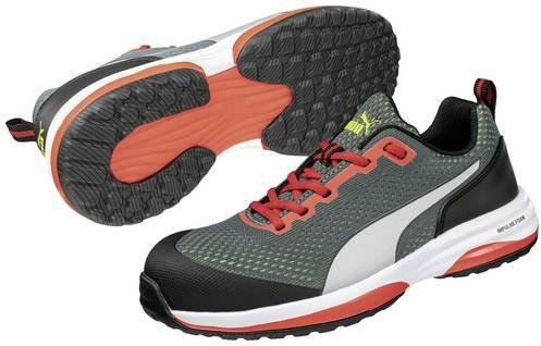 Puma Safety Speed Green Low S1P ESD Sicherheitshalbschuh in Grau, Rot und Weiß, Größe 37 - Bild 1