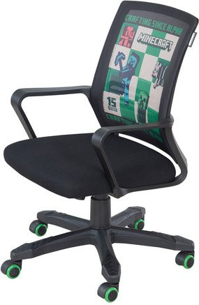 PHOENIX Gamingstuhl Minecraft in Schwarz mit Stoffbezug, Breite: 63 cm, Höhe: 92 cm - Bild 3