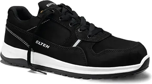 Elten Sicherheitshalbschuh Journey Black Low ESD S3 aus Nubukleder in Schwarz, Größe 42 - Bild 1