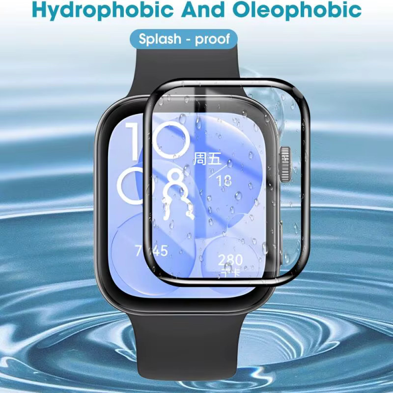 Displayschutzfolien Huawei Watch Fit 3, Silikon, transparent, Unisex - Bild 6