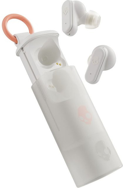 Skullcandy DIME EVO True Wireless In-Ear Kopfhörer weiß/orange mit Bluetooth und USB-C - Bild 1
