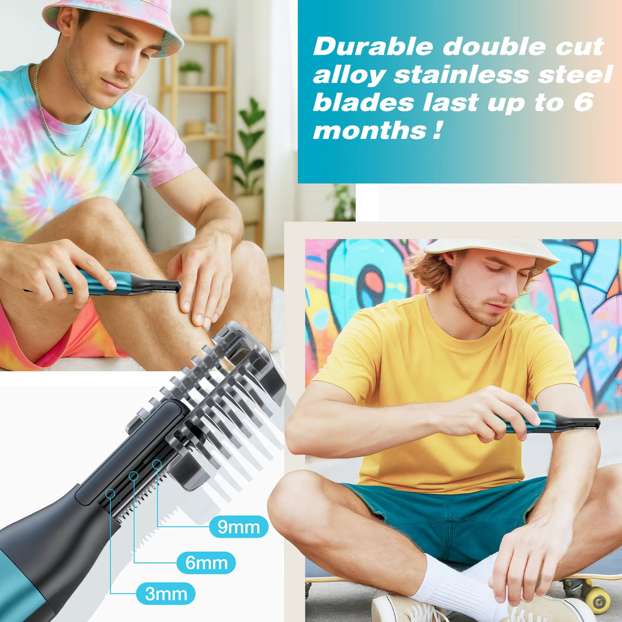 KENSEN S15 Elektrischer Haarschneider, 2-in-1, Herren, Grün - Bild 4