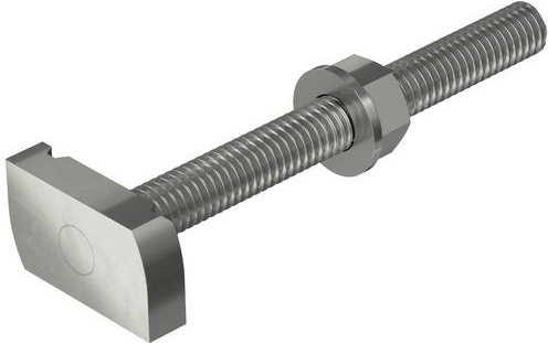 OBO Bettermann Hammerkopfschraube MS41HB M10x100 A4-80 aus Edelstahl in Silber, 20 Stück - Bild 1