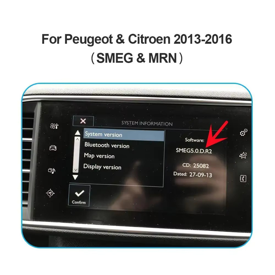 AUTOABC Wireless CarPlay und Android Auto Nachrüst-Decoder-Modul-Kit für Peugeot Citroen Modelle - Bild 4