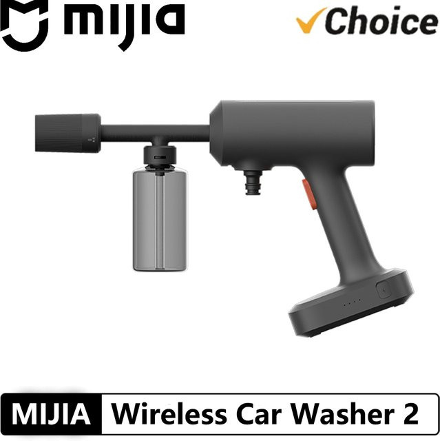 Mijia Kabellose Autowaschmaschine in Schwarz mit 160l/h Wasservolumen für effiziente Hochdruck-Reinigung - Bild 1