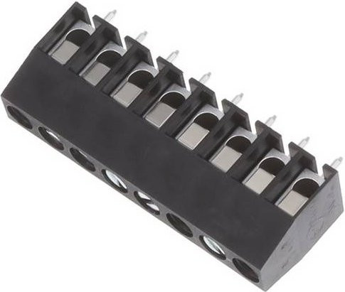 Molex Printklemme 395430008 mit 8 Polen in Schwarz - Bild 1