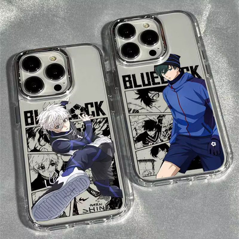 COOL B-BLUE LOCKS S-Seishiro Nagi Handyhülle für Apple iPhone 17 AIR 16E 15 14 13 12 11 Pro Max Plus Transparente Weiche Schutzhülle - Bild 3