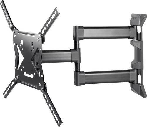 My Wall H19-2L TV-Wandhalterung in Schwarz für 66,0 cm bis 119,4 cm Bildschirme, neigbar, schwenkbar, rotierbar und ausziehbar mit variablem Wandabstand - Bild 1