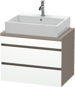 Duravit Waschtischunterschrank Com DuraStyle in Weiß Matt mit 2 Schubladen, B/T/H: 70 x 47,8 x 51,2 cm - Bild 1