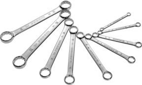 Facom Doppelringschlüssel Set gerade 12-teilig silber - Bild 1