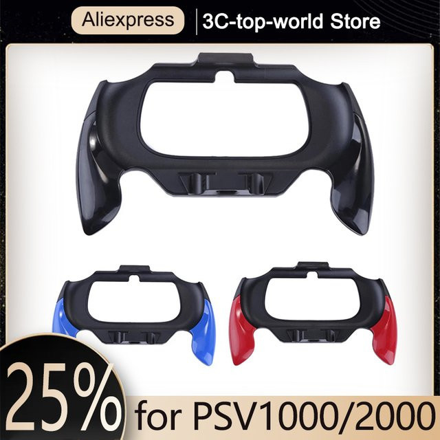 Sony PS Vita Hand Grip Zubehör für PS Vita 1000 und 2000 Gamepad mit Anti-Schleuder-Funktion in Schwarz oder Blau - Bild 1