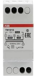 ABB Klingeltransformator 4 V, 8 V, 12 V 3.75A in Weiß - Bild 1