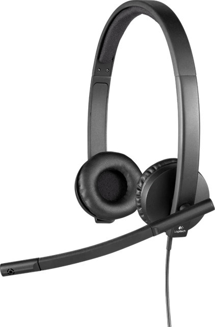 Logitech H570e USB-A Stereo On-Ear Headset mit Mikrofon in Schwarz - Bild 4