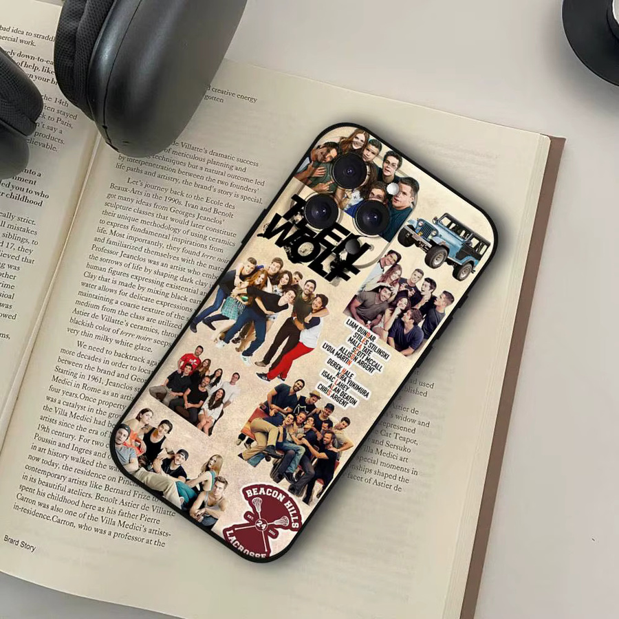 Dylan O'Brien Teen Wolf Handyhülle für iPhone 11 bis 17 Pro Max, weiche Schutzhülle, Schwarz/Mehrfarbig - Bild 5